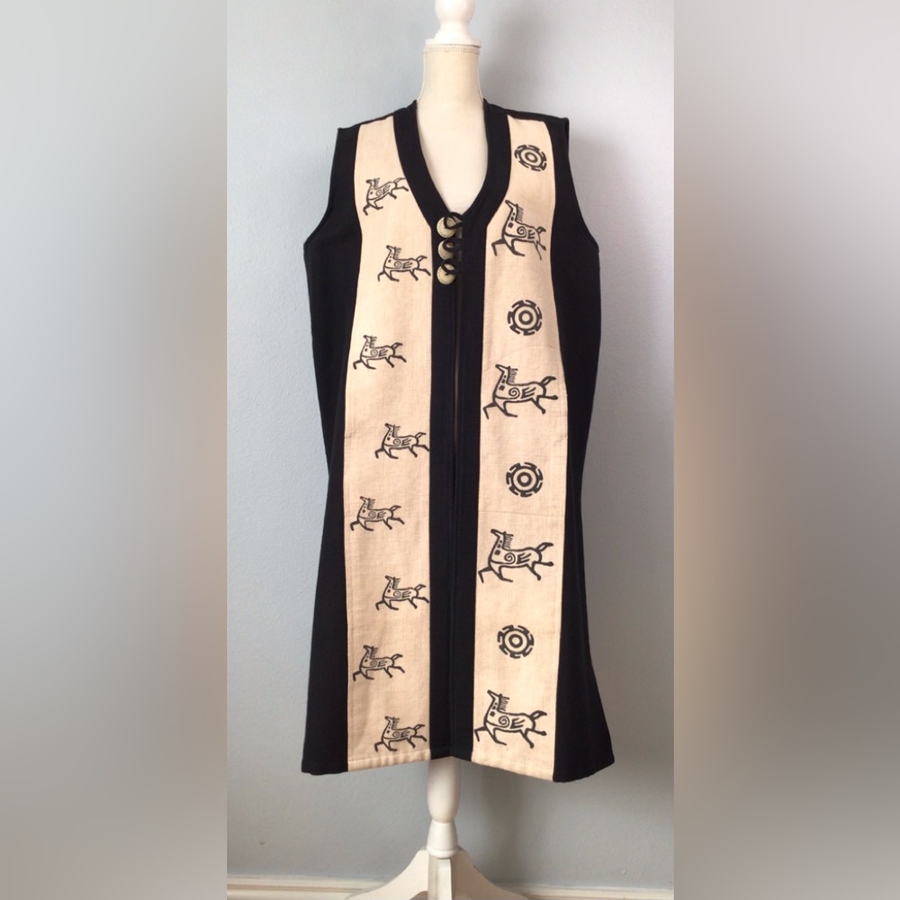 Vintage Venus Imports Duster Sleeveless Jacket